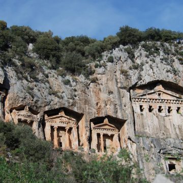 the rock-tombs in Turkey,before IV. century B.C.